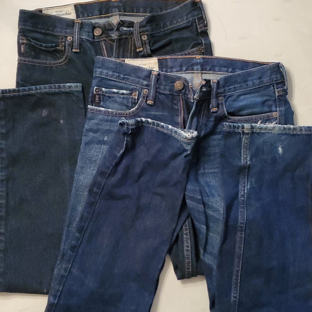 2 Boy's Abercrombie Kids Jeans